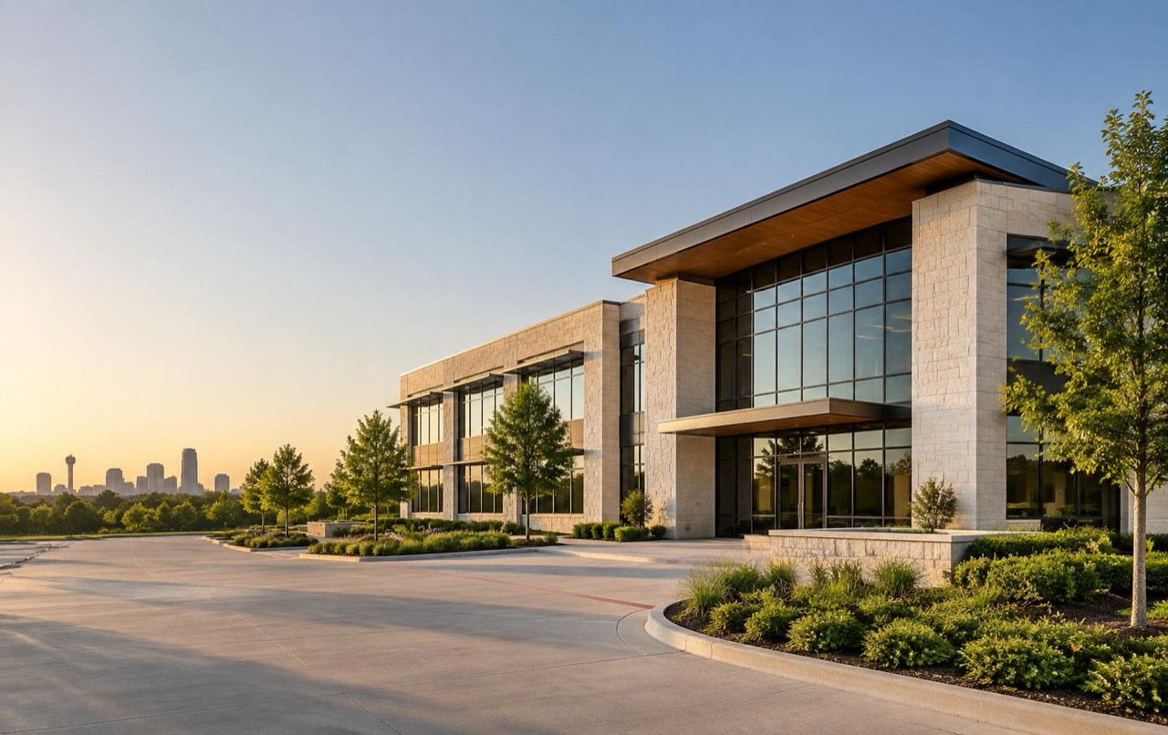 Contemporary commercial property in Texas